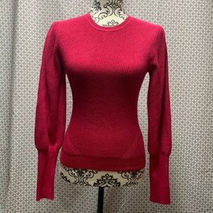 Buffalo David Bitton Womens Hotpink Barbie Barbicore Long Sleeve Sweater Small
